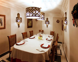 Private room in Restaurant Las Tinajas.
